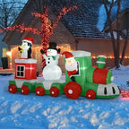 Santa's Train to Christmas Inflatable (5.5ft)