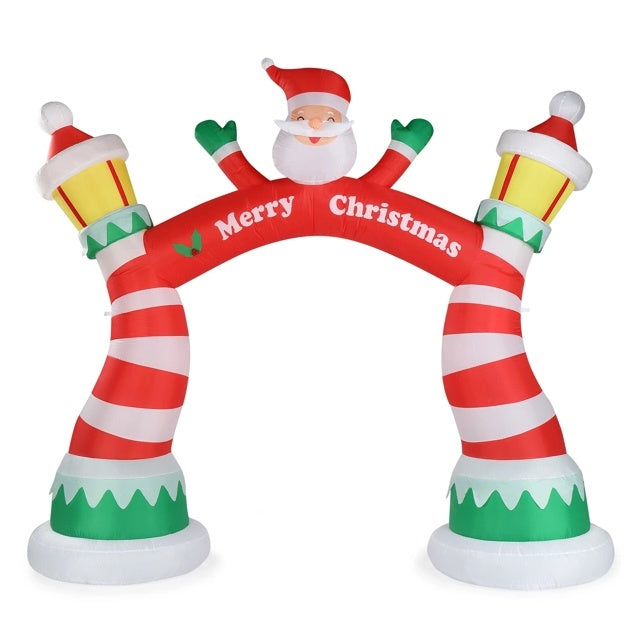 Lighted Christmas Archway Inflatable (8.9ft)