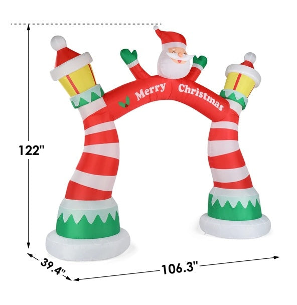 Lighted Christmas Archway Inflatable (8.9ft)