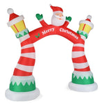 Lighted Christmas Archway Inflatable (8.9ft)