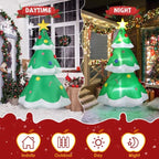 Classic Lighted Christmas Tree Inflatable (6.9ft)