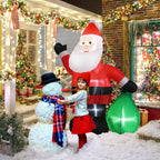 Santa’s Gift Home Inflatable (6ft Light-Up Bag of Gifts)