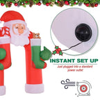 Giant Santa Archway Inflatable Entrance (Outdoor Display)