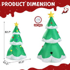 Classic Lighted Christmas Tree Inflatable (6.9ft)