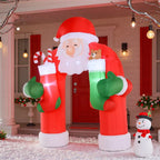 Giant Santa Archway Inflatable Entrance (Outdoor Display)
