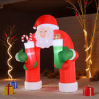 Giant Santa Archway Inflatable Entrance (Outdoor Display)