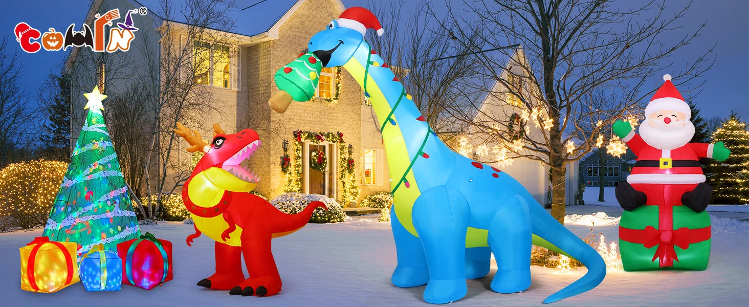 Party Dinosaur Peats Christmas Tree (10ft)