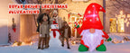 Santa Gnome (6ft, Built-in LEDs)