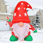 Santa Gnome (6ft, Built-in LEDs)