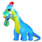 Dinosaur Eats Christmas Tree (10FT, Built-in LEDs)