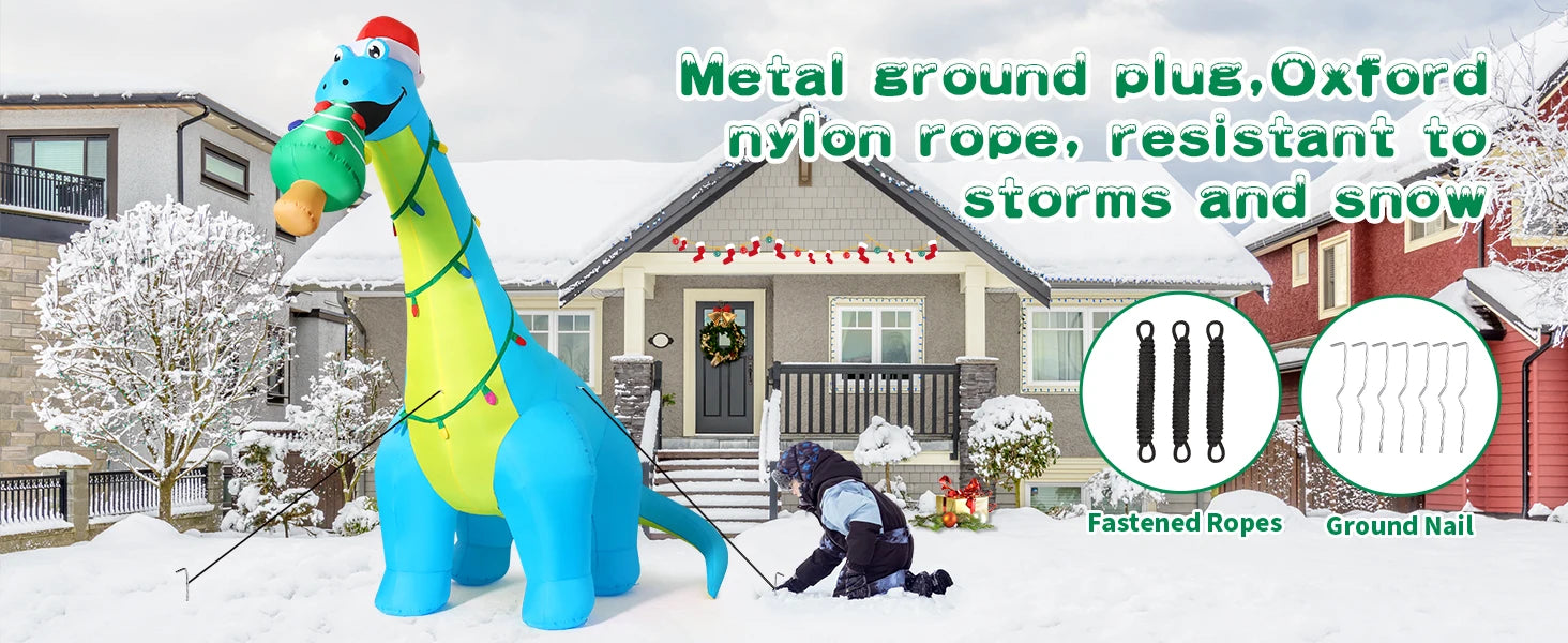 Party Dinosaur Peats Christmas Tree (10ft)