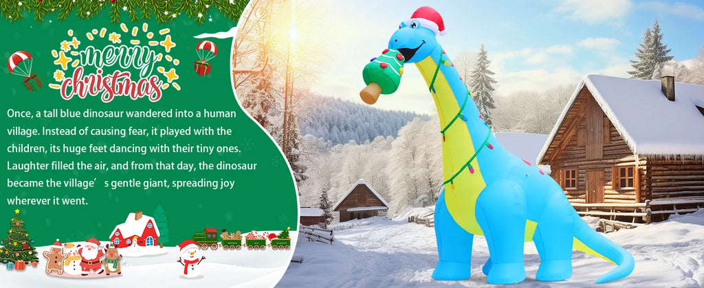 Party Dinosaur Peats Christmas Tree (10ft)