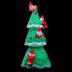 Mini Santa Tree Takeover Inflatable (5m Light-Up Display)
