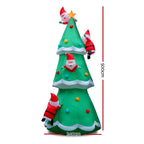 Mini Santa Tree Takeover Inflatable (5m Light-Up Display)