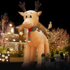 Majestic Reindeer Inflatable (16ft Illuminated Display)