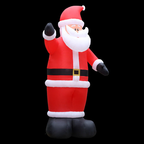 Giant Santa’s Home Inflatable (16ft Holiday Display)