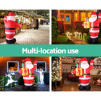 Santa’s Home Inflatable (Jolly Display, 8ft, Pair of gifts)