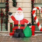 Santa’s Gift Home Inflatable (6ft Light-Up Bag of Gifts)